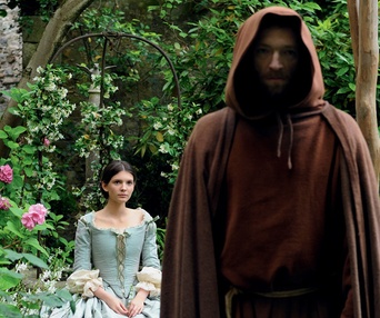 Une scène du film Le Moine
