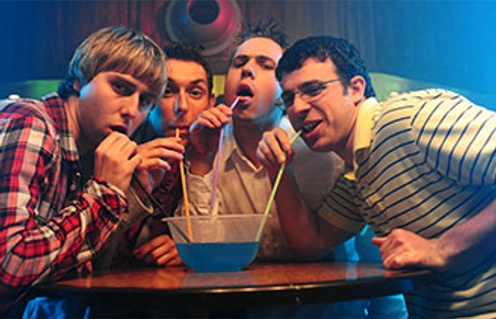 Une scène du film The Inbetweeners Movie