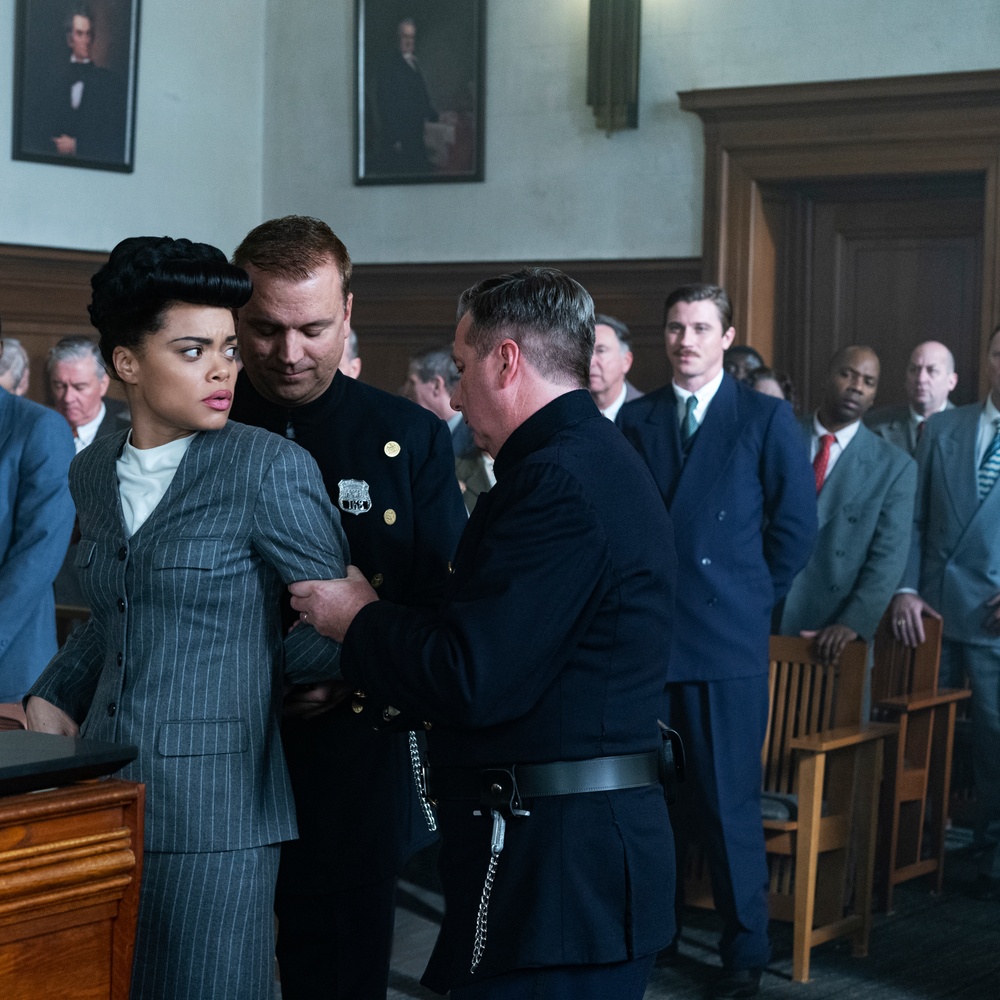 Une scène du film The United States vs. Billie Holiday
