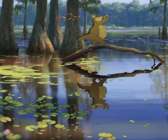 Scène du film The Princess and the Frog