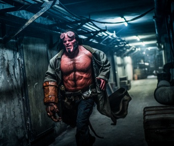 Une scène du film Hellboy