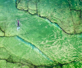Une scène du film L'océan vu du coeur