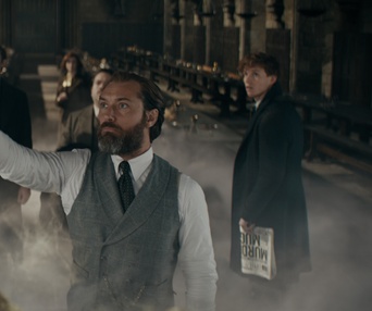 Une scène du film Fantastic Beasts: The Secrets of Dumbledore