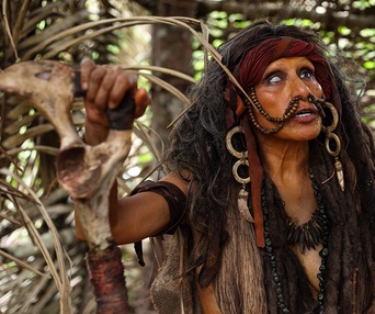 Une scène du film The Green Inferno