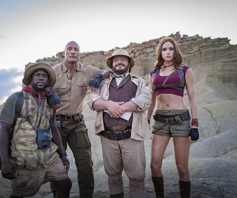Une scène du film Jumanji: The Next Level
