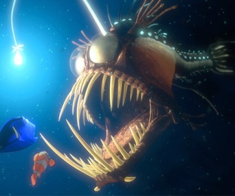 Une scène du film Finding Nemo