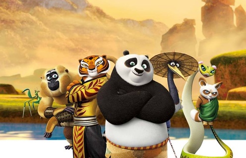Une scène du film Kung Fu Panda 3