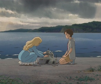Une scène du film Souvenirs de Marnie