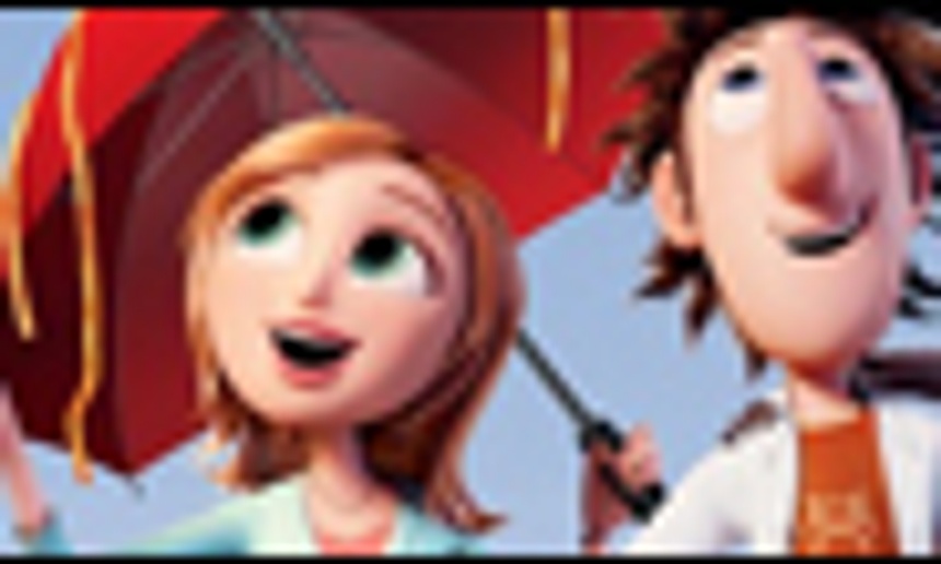 Nouvelle affiche du film d'animation Cloudy with a Chance of Meatballs