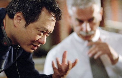 Ang Lee sur le plateau de Hulk