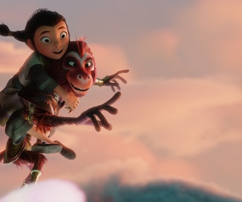 Une scène du film The Monkey King