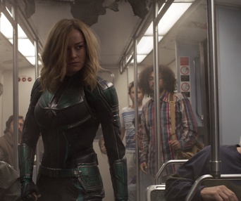 Une scène du film Captain Marvel