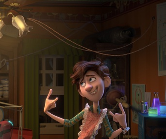 Une scène du film Spies in Disguise