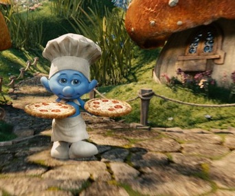 Une scène du film The Smurfs
