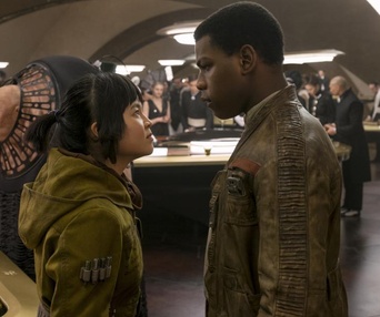 Une scène du film Star Wars: The Last Jedi