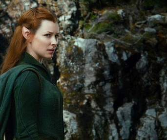 Une scène du film The Hobbit: The Desolation of Smaug