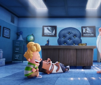 Une scène du film Captain Underpants