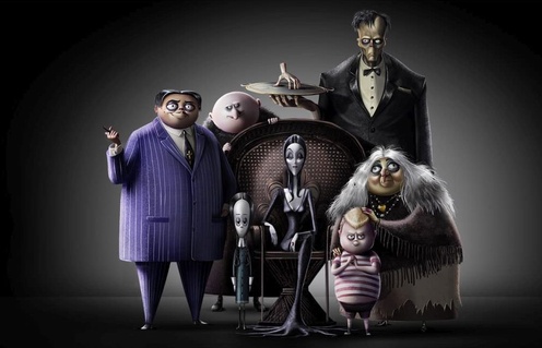 Une scène du film The Addams Family