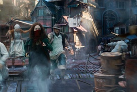 Une scène du film Mortal Engines