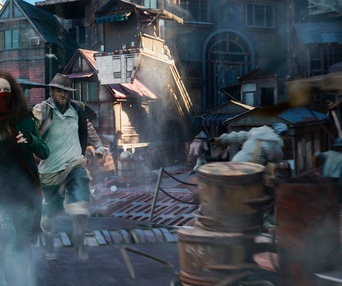 Une scène du film Mortal Engines
