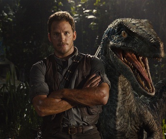 Une scène du film Jurassic World