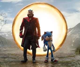 Une scène du film Sonic the Hedgehog 3