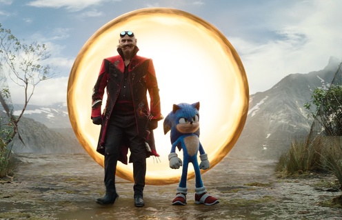 Une scène du film Sonic the Hedgehog 3