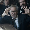 Steven Spielberg sur le plateau de Lincoln