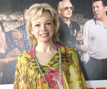 Martine St-Clair sur le tapis rouge de Cabotins