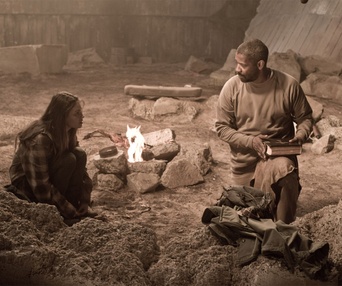 Denzel Washington et Mila Kunis dans le film The Book of Eli
