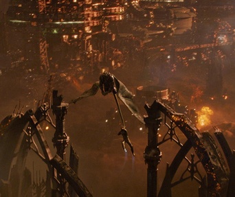 Une scène du film Jupiter Ascending