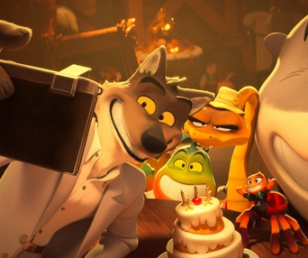 Une scène du film The Bad Guys