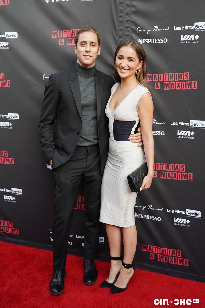 Sur le tapis rouge du film Matthias et Maxime