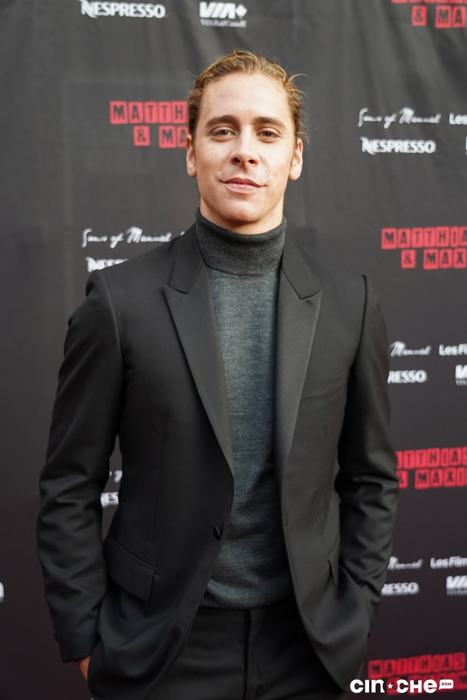 Sur le tapis rouge du film Matthias et Maxime