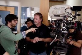Sur le plateau du film 50/50 Sur le plateau du film 50/50