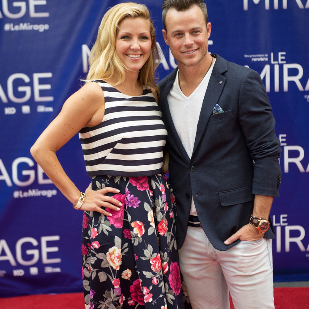 Sur le tapis rouge du film Le mirage