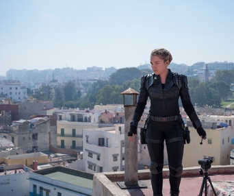Une scène du film Black Widow