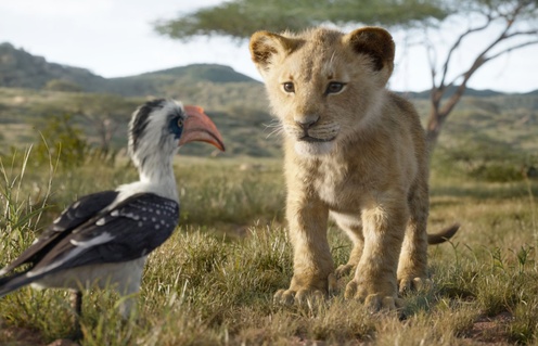 Une scène du film The Lion King