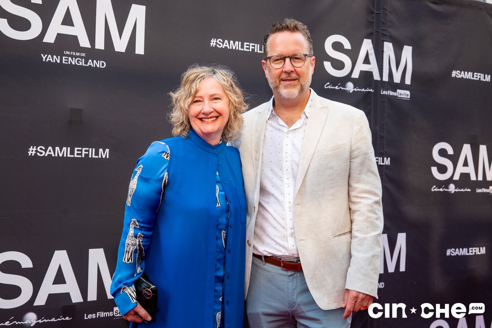 Sur le tapis rouge du film Sam