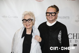 Sur le tapis rouge du film Hochelaga, Terre des âmes