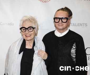 Sur le tapis rouge du film Hochelaga, Terre des âmes