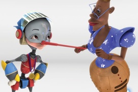 Scène du film Pinocchio 3000