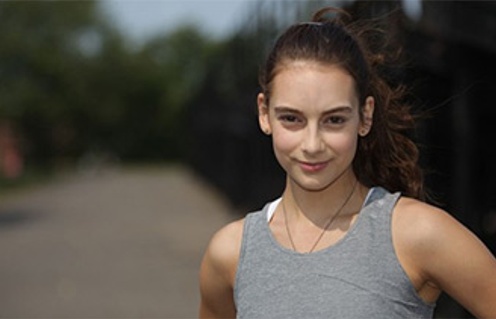 Sophie Desmarais sur le plateau de Sarah préfère la course
