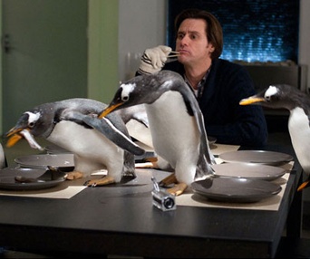 Une scène du film Mr. Popper's Penguins