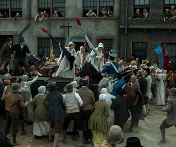 Une scène du film Peterloo