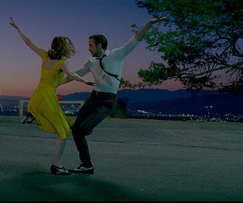 Une scène du film La la land