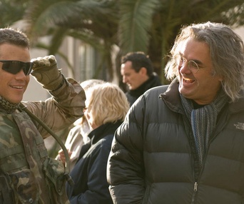 Sur le pleateau du film Green Zone