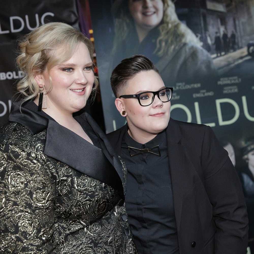 Sur le tapis rouge du film Le Bolduc