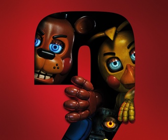Affiche en français du film Cinq nuits chez Freddy 2
