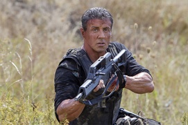 Une scène du film The Expendables 3 Une scène du film The Expendables 3